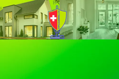 Professionelle Reinigung einer modernen Ferienvilla in der Schweiz
